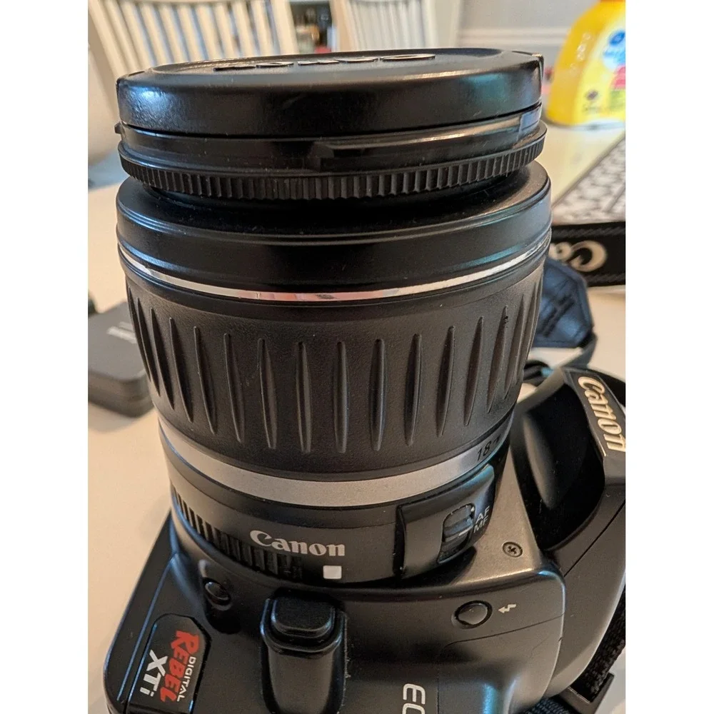 Canon DSLR EOS Digital Rebel XTi 18-55mm Lens Bundle Kit DS126151 3 Batteries